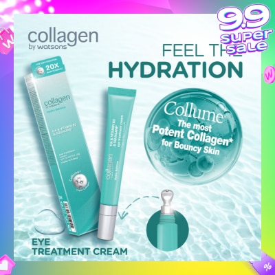 COLLAGEN BY WATSONS Hydro Balance HA & Vitamin B5 & Squalane Eye Treatment Cream 20ml