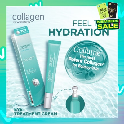 COLLAGEN BY WATSONS Hydro Balance HA & Vitamin B5 & Squalane Eye Treatment Cream 20ml