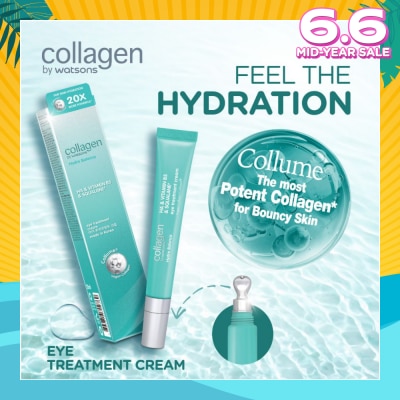 COLLAGEN BY WATSONS Hydro Balance HA & Vitamin B5 & Squalane Eye Treatment Cream 20ml