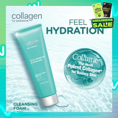 COLLAGEN BY WATSONS Hydro Balance HA & Vitamin B5 & Squalane Cleansing Foam 125ml