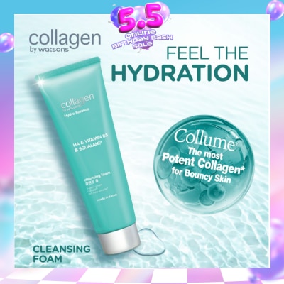 COLLAGEN BY WATSONS - Hydro Balance HA & Vitamin B5 & Squalane Cleansing Foam 125ml