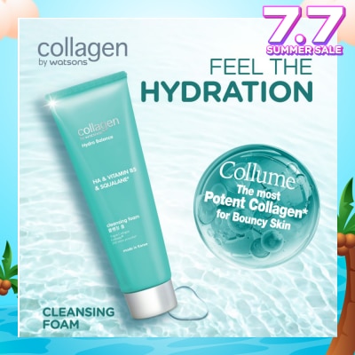 COLLAGEN BY WATSONS Hydro Balance HA & Vitamin B5 & Squalane Cleansing Foam 125ml