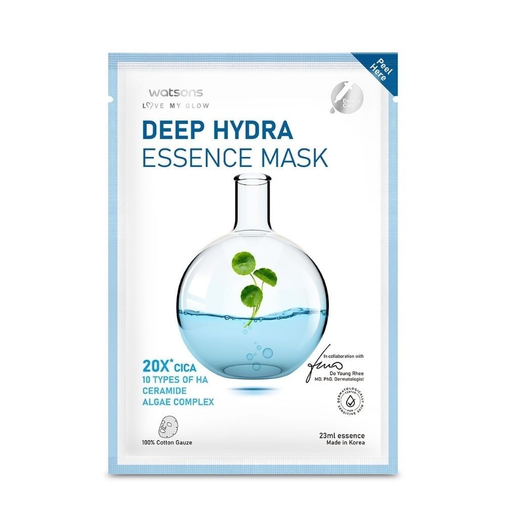 Deep Hydra Essence Sheet Mask 23ml (With 10 Types Of Hyaluronic Acid, Algae Complex & Ceramide) 1s