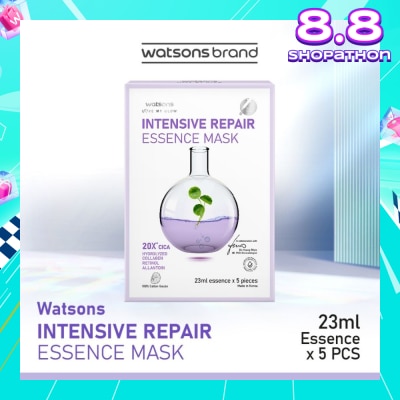 WATSONS Intensive Repair Essence Sheet Mask 23ml (With Retinol, Allantoin & Hydrolyzed Collagen) 5s