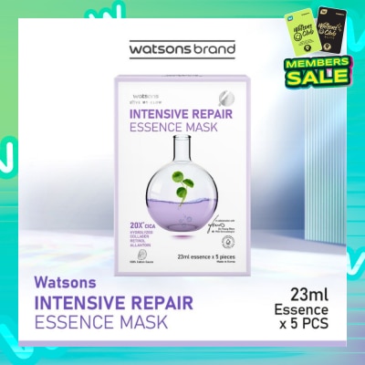 WATSONS Intensive Repair Essence Sheet Mask 23ml (With Retinol, Allantoin & Hydrolyzed Collagen) 5s