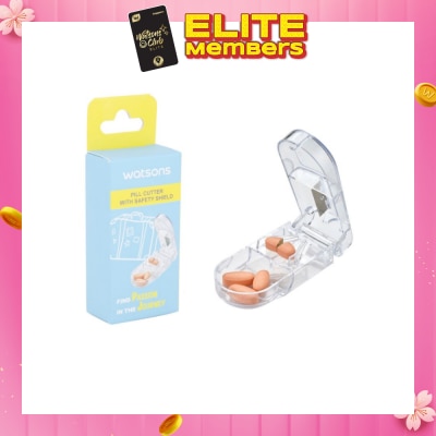 WATSONS Pill Cutter With Safety Shield Box 1s