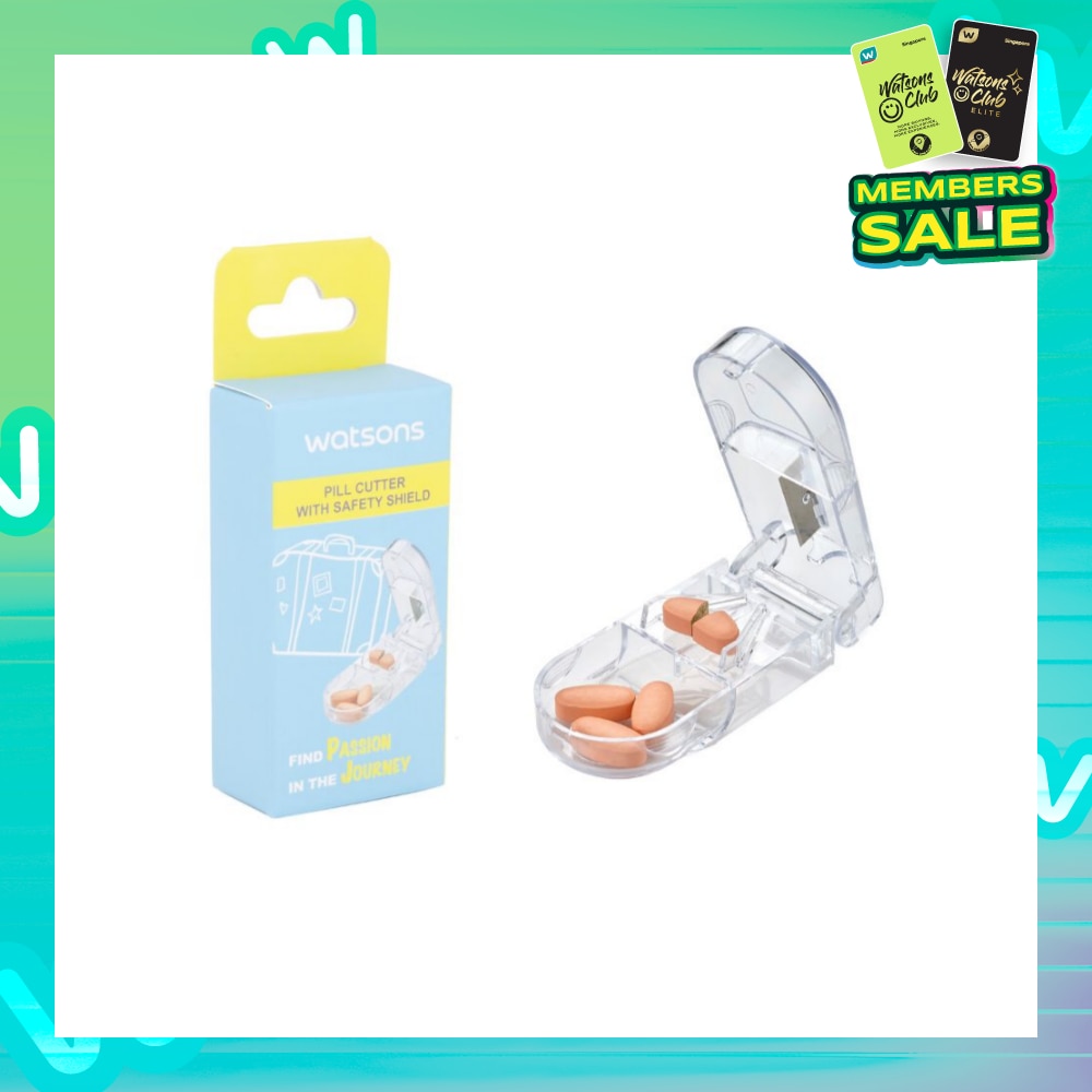 Pill Cutter With Safety Shield Box 1s