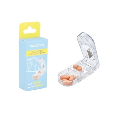 WATSONS Pill Cutter With Safety Shield Box 1s