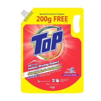 TOP Concentrated Liquid Detergent Anti Bacterial Refill 1.6kg+200g