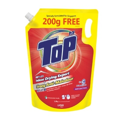 TOP - Concentrated Liquid Detergent Anti Bacterial Refill 1.6kg+200g