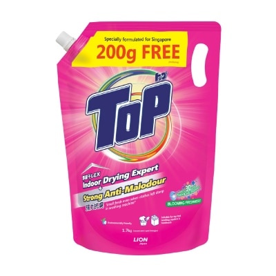 TOP - Concentrated Liquid Laundry Detergent Blooming Freshness Refill 1.5kg + 200g