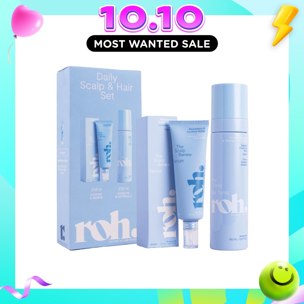 Daily Scalp and Hair Set consists of The Scalp Renew Serum 50ml + The Daily Hair Tonic 150ml image