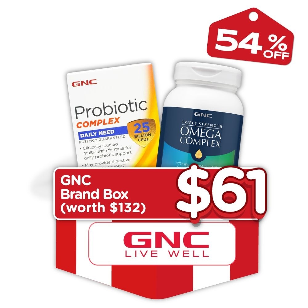 Triple Strength Omega Complex and Probiotic Complex 25B CFUs Bundle Set 1s