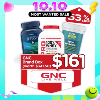 GNC 3 in 1 Active Nutrition & Gut Health (Fish oil, Whey, & Probio) Bundle Set 1s image