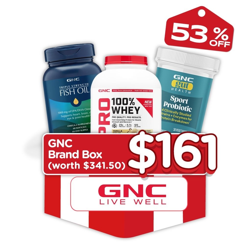 3-in-1 Active Nutrition & Gut Health (Fish oil, Whey, & Probio) Bundle Set 1s