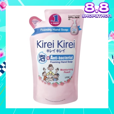 KIREI KIREI Anti-Bacterial Foaming Hand Soap Moisturizing Peach 200ml