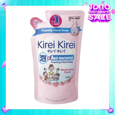 KIREI KIREI Anti-Bacterial Foaming Hand Soap Moisturizing Peach 200ml (Expiry: Mar`2026)