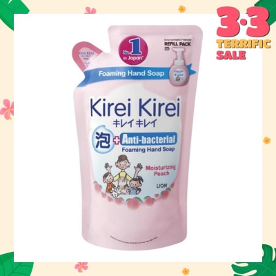 KIREI KIREI Anti-Bacterial Foaming Hand Soap Moisturizing Peach 200ml