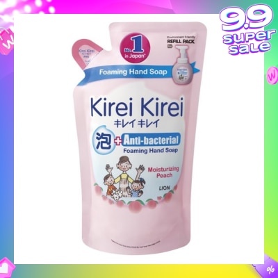 KIREI KIREI Anti-Bacterial Foaming Hand Soap Moisturizing Peach 200ml