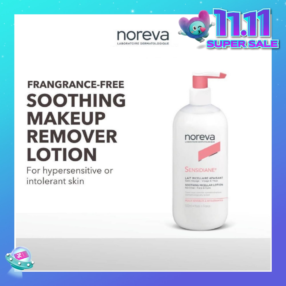 Sensidiane Soothing Micellar Lotion For Face & Eyes (Fragrance Free & For Hypersensitive Skin) 500ml