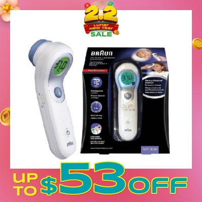 BRAUN ThermoScan BNT 400 Digital Forehead Thermometer 1s
