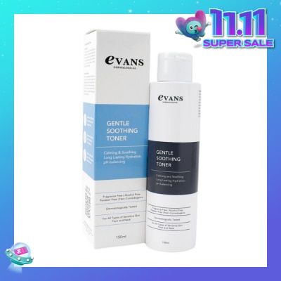 EVANS Dermalogical Gentle Soothing Toner (Calming & Soothing Skin) 150ml