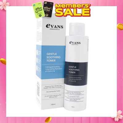 EVANS Dermalogical Gentle Soothing Toner (Calming & Soothing Skin) 150ml
