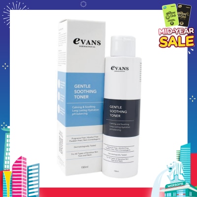 EVANS Dermalogical Gentle Soothing Toner (Calming & Soothing Skin) 150ml