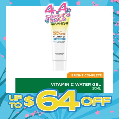 GARNIER - Bright Complete Vitamin C Water Gel (To Fades Dark Spots) 20ml