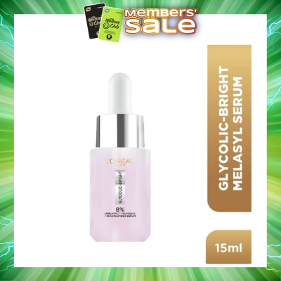 L'OREAL PARIS SKINCARE - Glycolic-Bright Melasyl Anti-Dark Spot Brightening Serum (To Reduces Sun, Age & Post-Acne Spots) 15ml