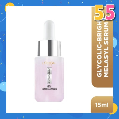 L'OREAL PARIS SKINCARE Glycolic-Bright Melasyl Anti-Dark Spot Brightening Serum (To Reduces Sun, Age & Post-Acne Spots) 15ml