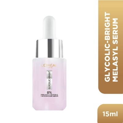 L'OREAL PARIS SKINCARE Glycolic-Bright Melasyl Anti-Dark Spot Brightening Serum (To Reduces Sun, Age & Post-Acne Spots) 15ml