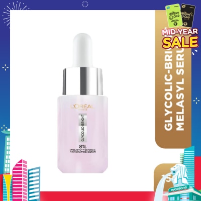 L'OREAL PARIS SKINCARE Glycolic-Bright Melasyl Anti-Dark Spot Brightening Serum (To Reduces Sun, Age & Post-Acne Spots) 15ml