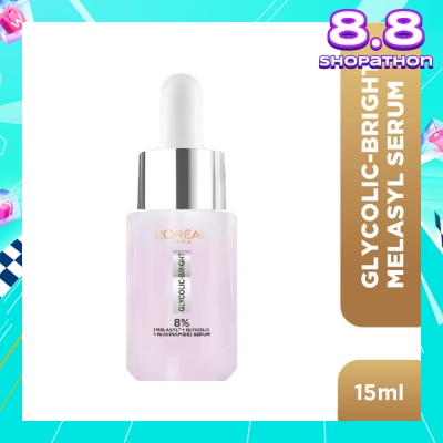 L'OREAL PARIS SKINCARE Glycolic-Bright Melasyl Anti-Dark Spot Brightening Serum (To Reduces Sun, Age & Post-Acne Spots) 15ml