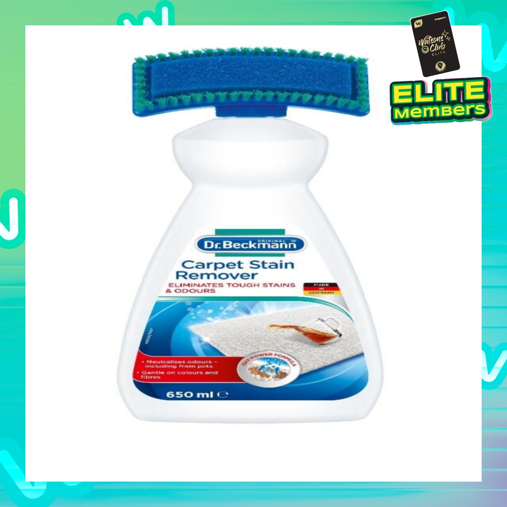 Carpet Stain Remover (Eliminates Tough Stains & Odours) 650ml