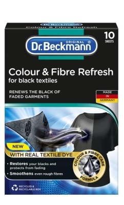 DR. BECKMANN Colour & Fibre Refresh For Black Textiles (Renews The Black Of Faded Garments) 10s