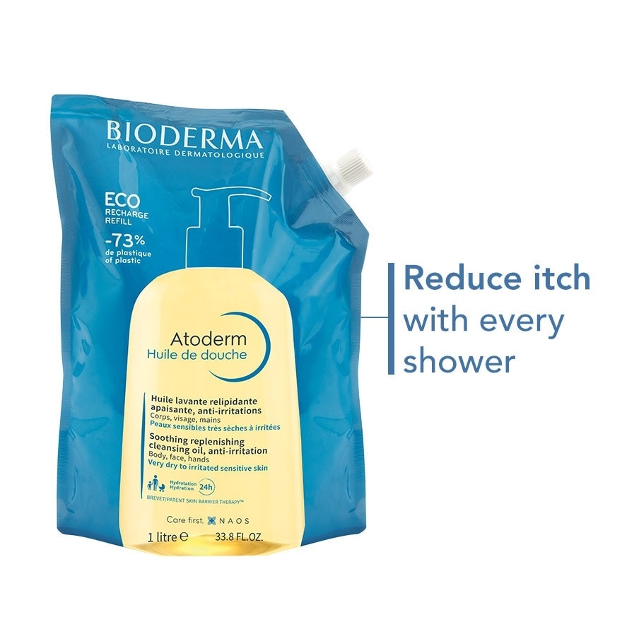 Reduce Itch Anti-Irritation Shower Oil Duo Pack (Very Dry To Eczema-Prone Skin) 1s