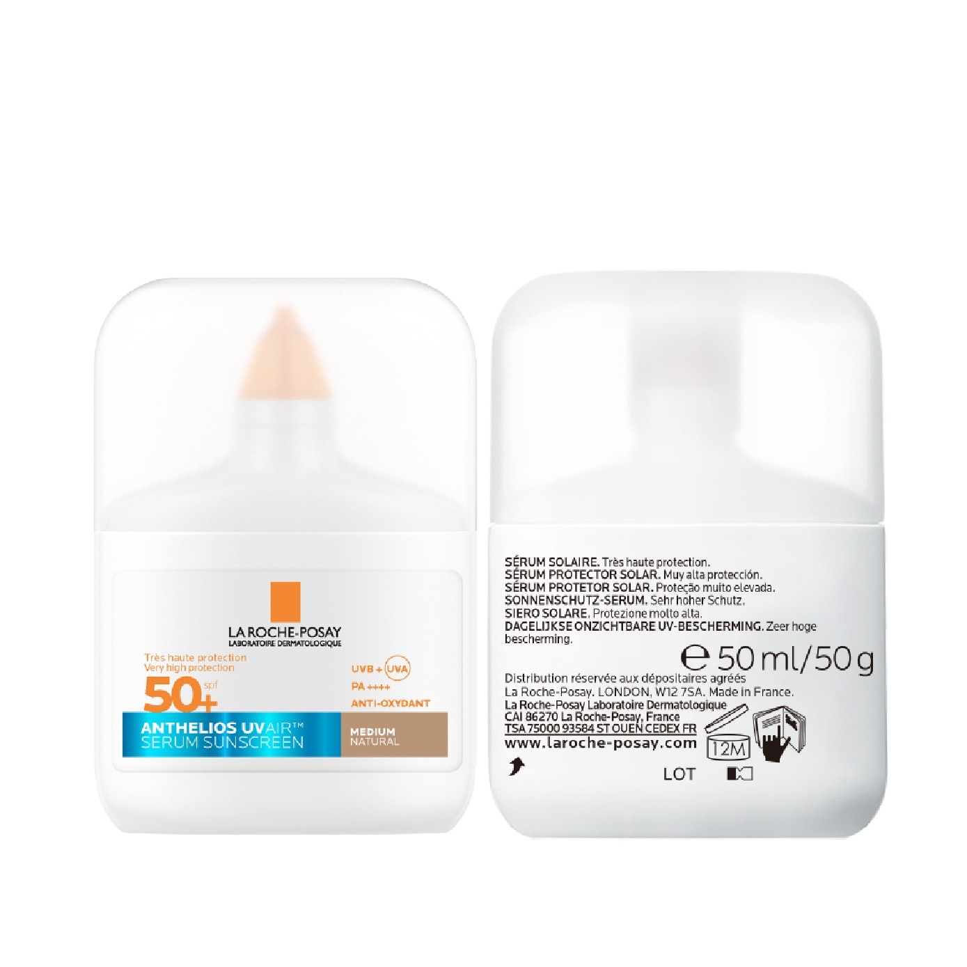 Anthelios UV Air Serum Sunscreen Tinted Medium SPF50+ 50ml image