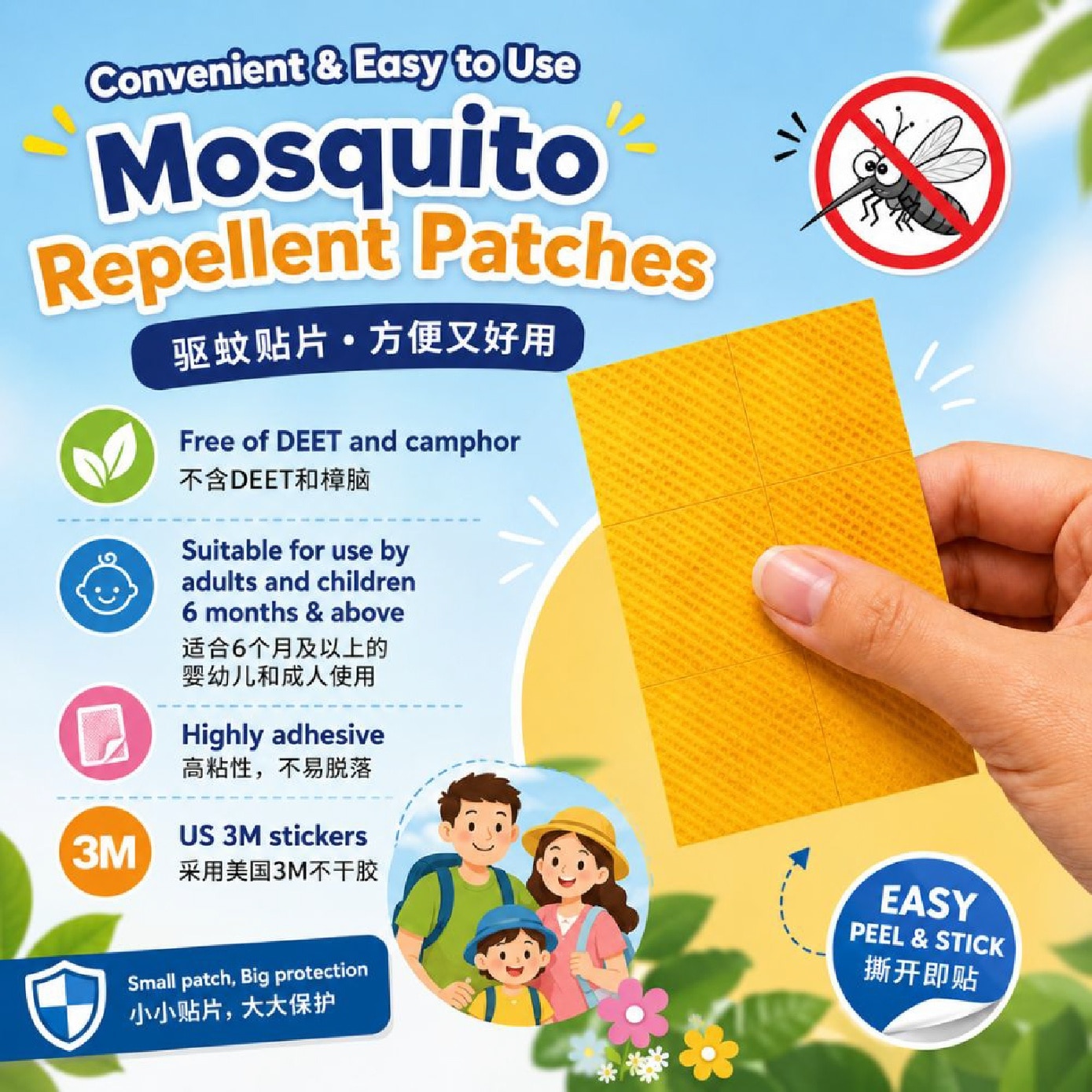 Mosquito Repellent Patch 18s image