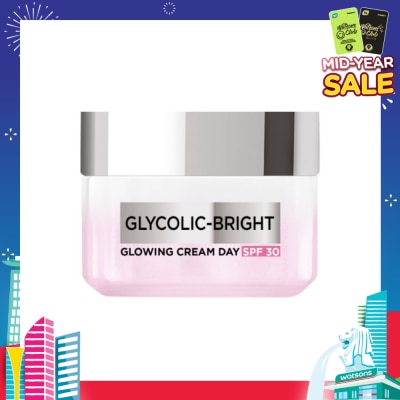 L'OREAL PARIS SKINCARE Glycolic-Bright Glowing Cream Day SPF 30 15ml