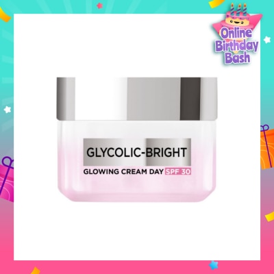 L'OREAL PARIS SKINCARE Glycolic-Bright Glowing Cream Day SPF 30 15ml