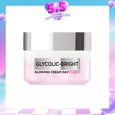 L'OREAL PARIS SKINCARE - Glycolic-Bright Glowing Cream Day SPF 30 15ml
