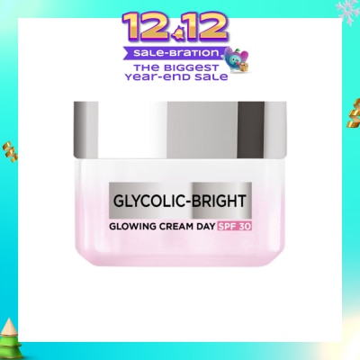 L'OREAL PARIS SKINCARE Glycolic-Bright Glowing Cream Day SPF 30 15ml