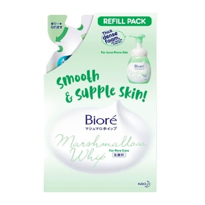 BIORE  Marshmallow Whip Acne Care Facial Wash Refill 130ml