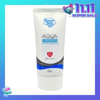 BANANA BOAT Simply Protect Aqua Long Wearing Moisture UV Protection Sunscreen Lotion SPF50+ PA++++ 50ml