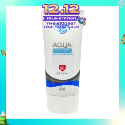 BANANA BOAT Simply Protect Aqua Long Wearing Moisture UV Protection Sunscreen Lotion SPF50+ PA++++ 50ml
