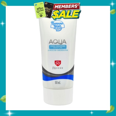BANANA BOAT Simply Protect Aqua Long Wearing Moisture UV Protection Sunscreen Lotion SPF50+ PA++++ 50ml image