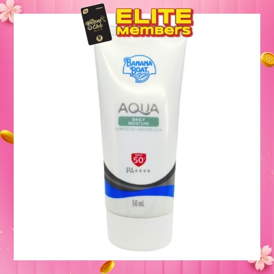 BANANA BOAT Simply Protect Aqua Daily Moisture UV Protection Sunscreen Lotion SPF50+ PA++++ 50ml (Expiry: Oct`2026)