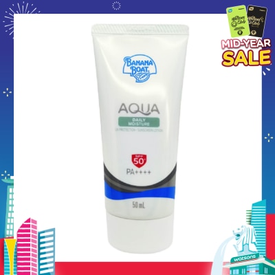 BANANA BOAT Simply Protect Aqua Daily Moisture UV Protection Sunscreen Lotion SPF50+ PA++++ 50ml