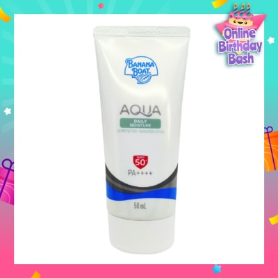 BANANA BOAT Simply Protect Aqua Daily Moisture UV Protection Sunscreen Lotion SPF50+ PA++++ 50ml